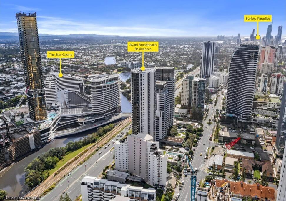 Broadbeach Stunner Modern And Central 골드코스트 외부 사진