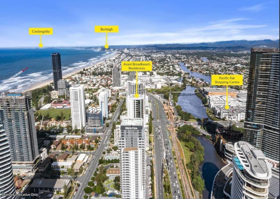 Broadbeach Stunner Modern And Central 골드코스트 외부 사진